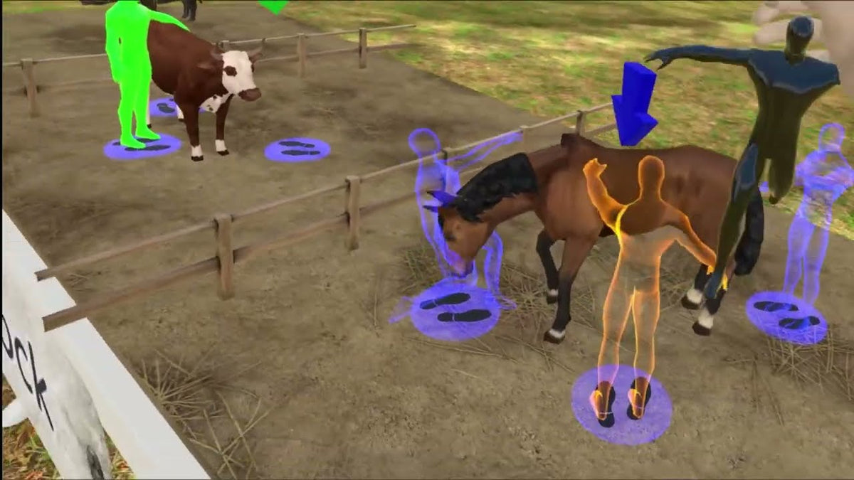 Livestock handling in the VXRLabs agritech module