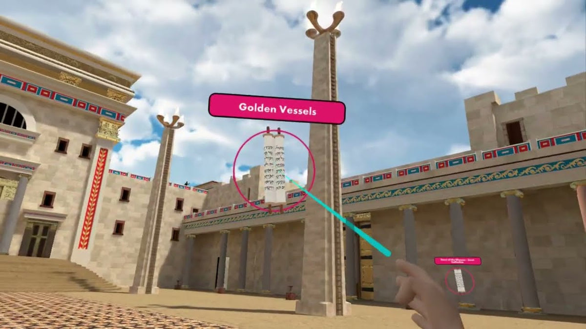 Herod's Temple courtyard in VR