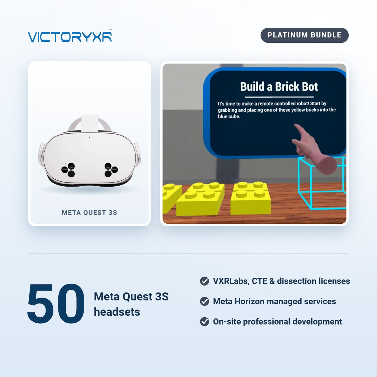 K-12 Classroom Bundle: Platinum (50 Headsets)