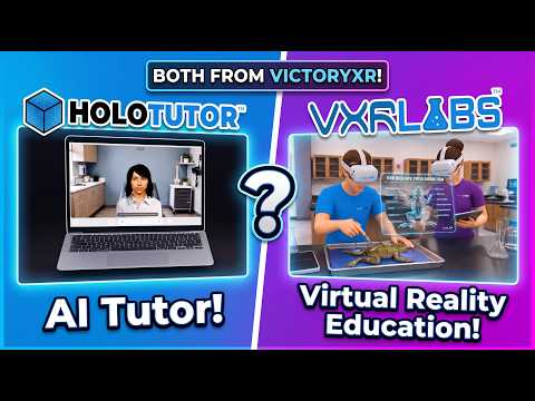 VictoryXR’s two worlds of learning: HoloTutor and VXRLabs