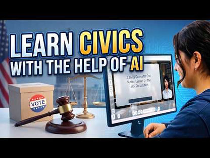 A civics course for exam prep on HoloTutor