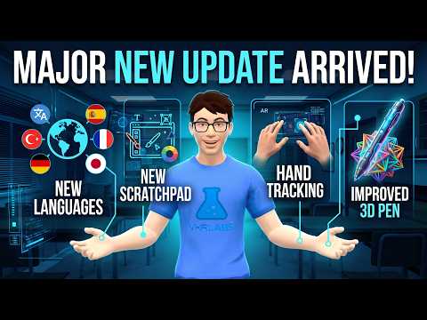 VXRLabs update: 21 languages, hand tracking and a new Santa Maria module