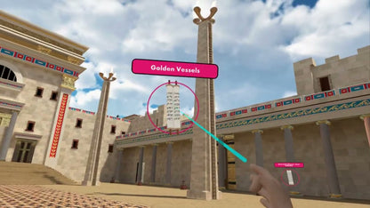 Herod's Temple courtyard in VR