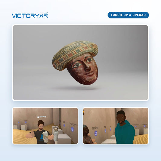 Museum Replicator: 3D Artifact Touch-Up & Upload