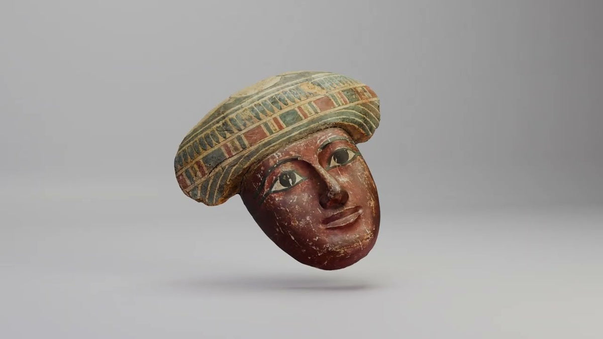 A 3D scan of an ancient artifact